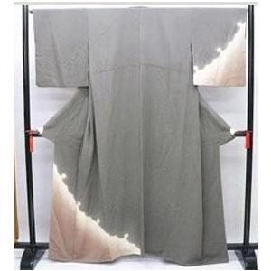 単衣　絽織訪問着　友禅加工ボカシ染　身幅Ｌ寸 単衣 絽織訪問着 友禅加工ボカシ染 身幅L寸 : KOMEHYO ONLINESTORE