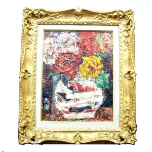 ◇即決◇ 北川金治「薔薇」 油彩8号 : ピクチャーショップ - 通販