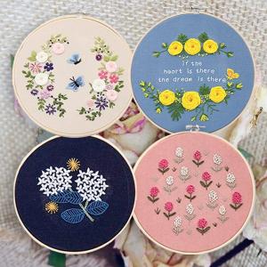 刺繍キット クロスステッチ 花柄 図案 バラ 手芸キット フランス刺繍 糸 針 Diy サンプラー 刺繍枠 ツール付き 初心者 簡単 やり方 立体パンジーの花柄 手作り Oscxy38 Obbo 通販 Yahoo ショッピング