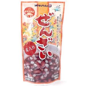 オキハム　麦入りぜんざい　大粒の金時豆　１８０g　　【※宅急便代ご確認ください【常温便・送料別】