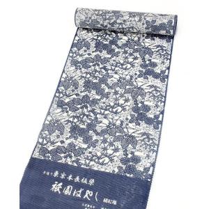 注染ゆかた 祇園ばやし 絹紅梅反物 菊水 送料無料の詳細画像2