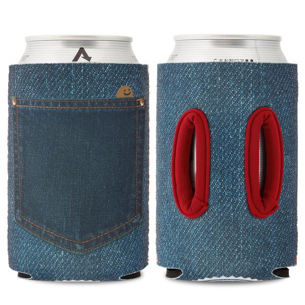 通せるクージー 350 "hide &amp; seek" デニム x レッド by Objectiboo!...