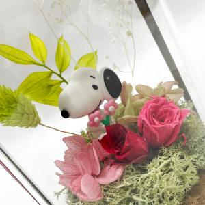 スヌーピーのフワラーギフト プリティローズテラ...の詳細画像1