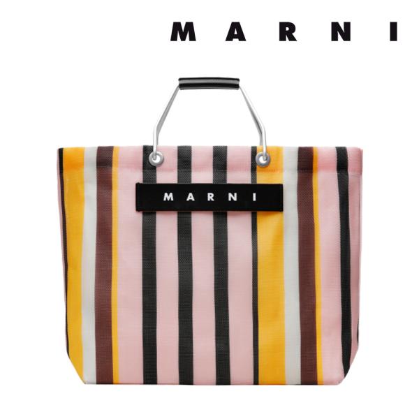 マルニ フラワー カフェ MARNI FLOWER CAFE レディース カバン ストライプ トート...