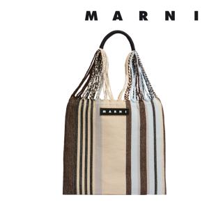 MARNI（マルニ） マルニフラワーカフェ ハンモックバッグ ストライプ