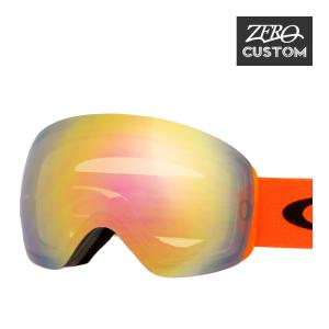 オークリー + ZERO 当店独自カスタム フライトデッキ スタンダードフィット ゴーグル OAKLEY FLIGHT DECK XL 眼鏡対応 スキー スノボ スノーゴーグル