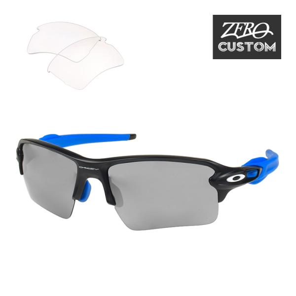 オークリー + ZERO 当店独自カスタム フラック 2.0 スタンダードフィット サングラス oz...