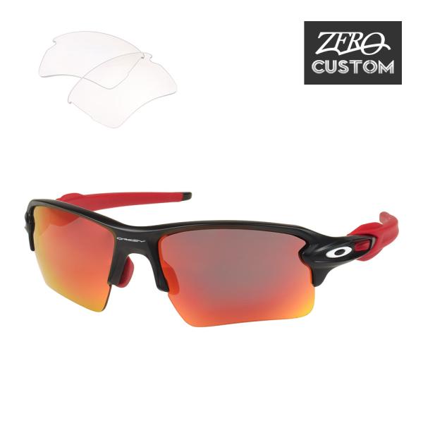 オークリー + ZERO 当店独自カスタム フラック 2.0 スタンダードフィット サングラス oz...