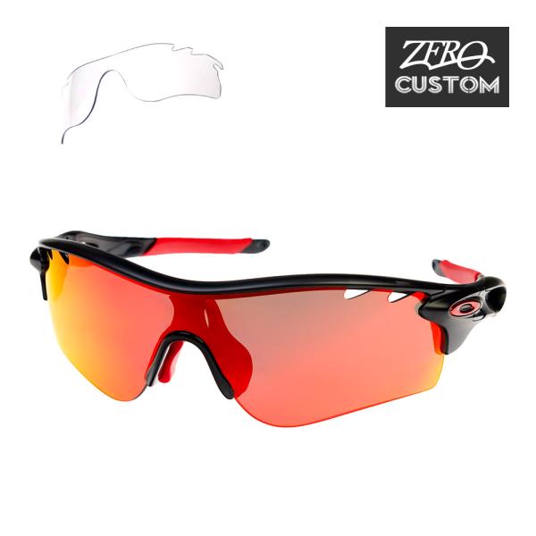 オークリー + ZERO 当店独自カスタム レーダーロックパス アジアンフィット サングラス ozc...