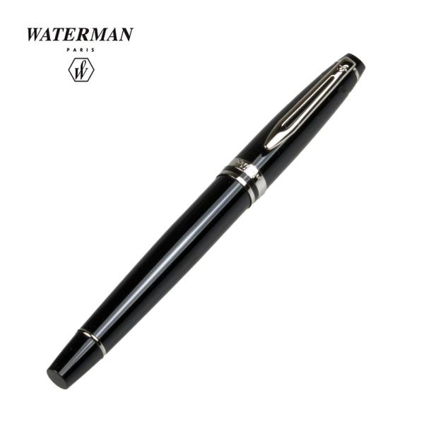 ウォーターマン ローラーボール キャップ式 WATERMAN EXPERT エキスパート ブラック ...