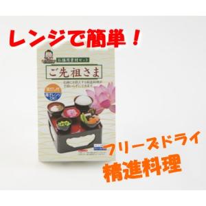 仏壇お供え料理 ご先祖さま 精進料理 フリーズドライ 仏膳用 素材セット お膳 法要 仏壇 お盆 お...