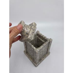 人造石 榊立 小 1対 角花立 人工石 樹脂 ...の詳細画像4