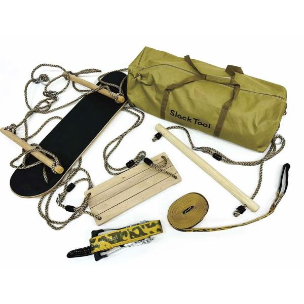 LBC 【Slack Tool】ツリースイング アクション 子供 ファミリー おもちゃ 野外 キャン...