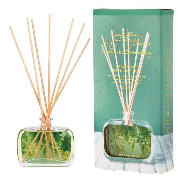 グローバルプロダクトプランニング シャルドネ リードディフューザー 芳香 約1.5ヶ月 白ぶどうの香...