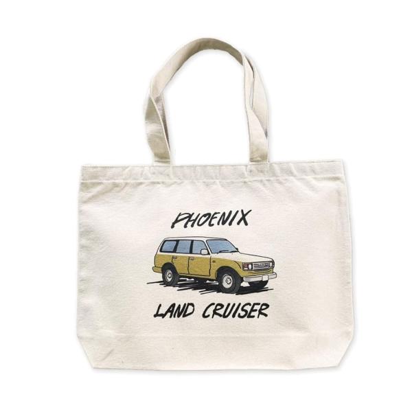 CAMSHOP トートバッグ トヨタ ランドクルーザー 2201TY03-03 ナチュラル 買い物 ...