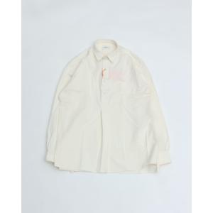 intch. インチ Est Cotton Burberry Pull-over Shirts OFF WHITE エスト コットンバーバリー プルオーバーシャツ