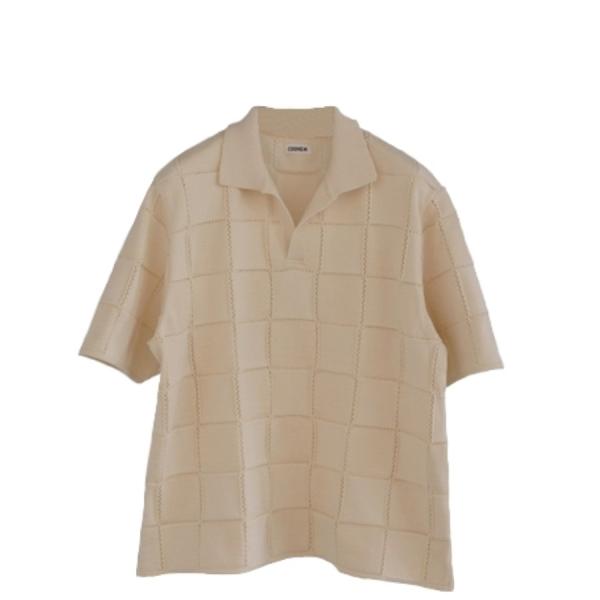 30％COUPON配布中 COOHEM / LINKS CHECK KNIT PULLOVER EC...