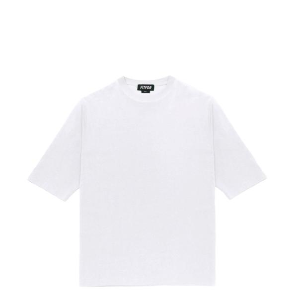 FITFOR/ BASIC MID SLEEVE TEE 202 IV WHITE Tシャツ VOL...