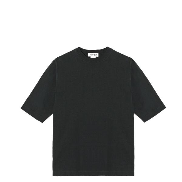 FITFOR/ BASIC MID SLEEVE TEE 202 IV BLACK Tシャツ VOL...