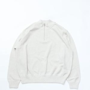 crepuscule（クレプスキュール） crepuscule / Rib Pattern Half Zip