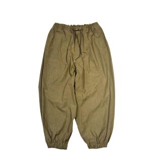 15％COUPON配布中 HAVERSACK / C/Lタイプライターイージーパンツ　KHAKI ハバーサック｜obtbamsic