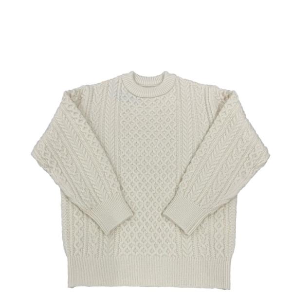 30％COUPON配布中 Yonetomi / REBORN WOOL ARAN KNIT P/O ...