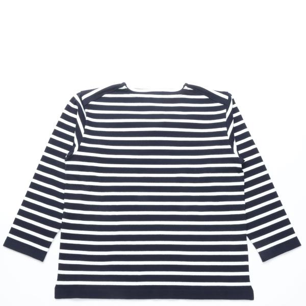 Yonetomi / WAVE COTTON BASQUE KNIT PULLOVER BOAT N...