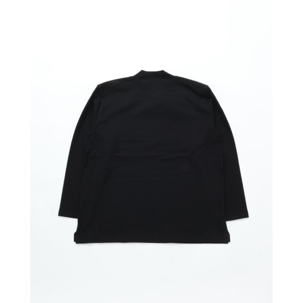 Yonetomi ヨネトミ WAVE COTTON BASQUE KNIT PULLOVER MOC...
