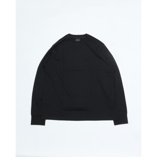 Yonetomi ヨネトミ GARMENT DYED BORDER T-SHIRT〈LONG SLE...