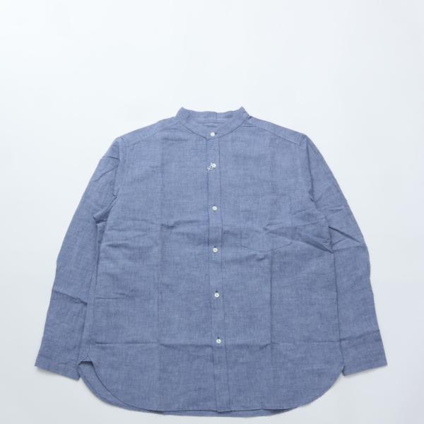 maillot / Sunset New Stand Collar Shirts BLUE マイヨ ...