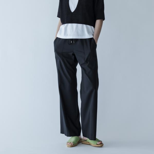 MEYAME / COMFORTABLE DRAWCORD PANTS BLACK メヤメ コンフォ...