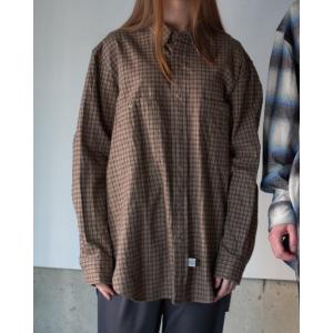 オーラリー/AURALEE /長袖シャツ/ウールキッドモヘアギャバジンシャツ