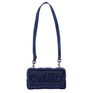 PORTER CLASSIC ポータークラシック SUPER NYLON WALLET POUCH BLUE スーパーナイロン ウォレット ポーチ