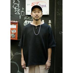 roundabout ラウンダバウト S/S Overlap T-Shirt RA26SS-CT03 ツイル Tシャツ 半袖