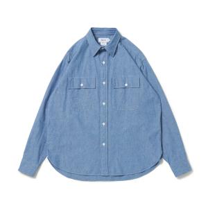 Riprap リップラップ FLAP POCKET SHIRT (6oz SELVEDGE CHAMBRAY) フラップポケットシャツ シャンブレー｜CASDAY-NET
