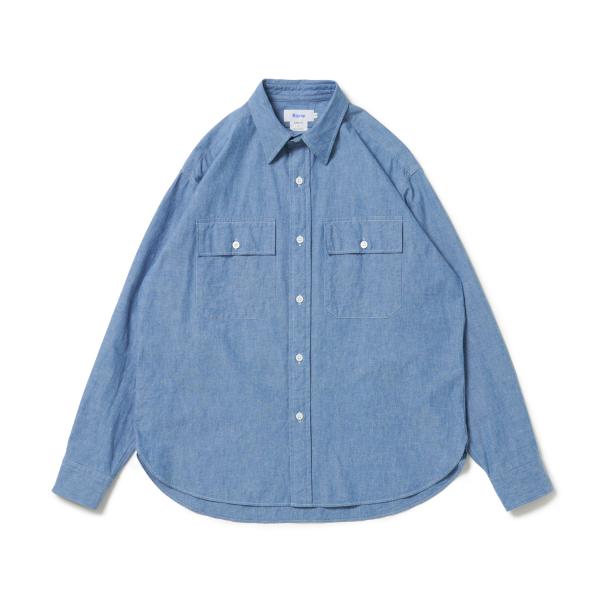 Riprap リップラップ FLAP POCKET SHIRT (6oz SELVEDGE CHAM...