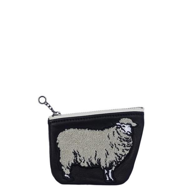 Riprap / COIN PURSE "SHEEP" BLACK リップラップ レザーコインパース...
