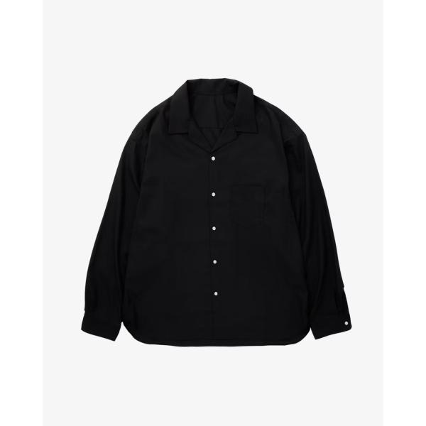 Sillage / re-engineered overshirt black　シアージ　オーバーシ...