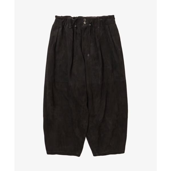 Sillage シアージ circular pants sheepskin black サーキュラー...