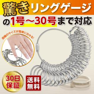 リングゲージ 指輪 セット 1号〜30号 対応 リング 号数 測定 計測 サイズ 金属製 日本標準規格