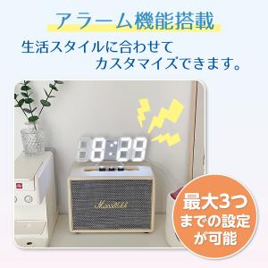 デジタル時計 置き時計 おしゃれ 目覚まし時計...の詳細画像4