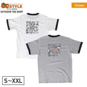 メンズ＆レディース OCオリジナル Tシャツ OCTシャツ アウトドアスタイル ティーシャツ バックプリント OCTEE76600｜oc-sports