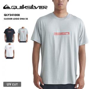 QUIKSILVER/クイックシルバー メンズ 半袖ラッシュガードTシャツ CLICKER LOGO DNA SS 2024 SPRING QLY241008｜oc-sports