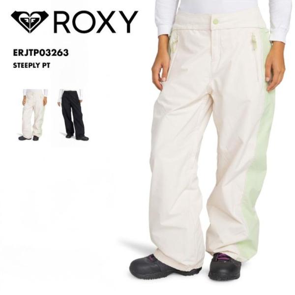 ロキシー スノーウェア パンツ レディース STEEPLY PT 2024-25 SNOW スキー ...
