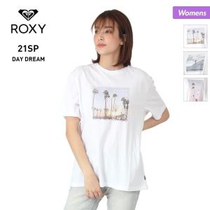 【SALE】 ROXY/ロキシー レディース 半袖 半そで Tシャツ 夏服 白 ティーシャツ トップス ロゴ RST211079｜oc-sports