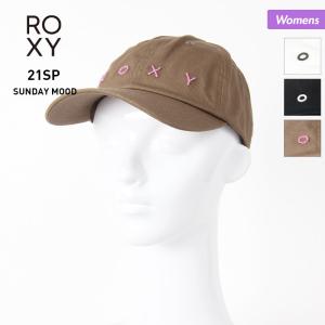 【SALE】 ROXY/ロキシー レディース キャップ 帽子 紫外線対策 サイズ調節可能 アウトドア ブラック ブラウン 丸い コットン シンプル RCP202312｜oc-sports