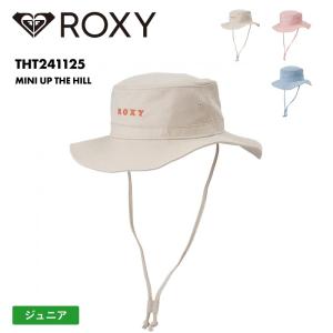 ROXY/ロキシー キッズ サファリハット MINI UP THE HILL 2024 SPRING UVカット 帽子 こども ジュニア コットン ブランド THT241125｜oc-sports