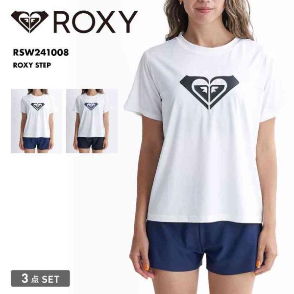 ROXY/ロキシー レディース 水着 3点セット ROXY STEP 2024 SPRING ラッシ...