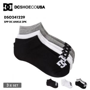 DC SHOES/ディーシー メンズ ソックス SPP DC ANKLE 3PK SPRING 2024 DSO241229の商品画像