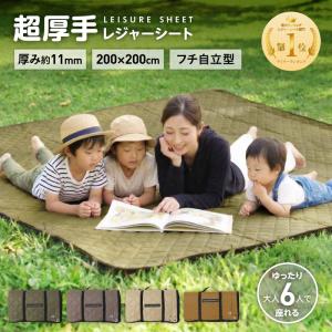 レジャーシート 厚手 11mm 撥水 クッション ピクニックシート レジャーマット キャンプ 大きい 軽い 洗える 花見 遠足 運動会 めざましテレビ紹介 NGOS-300｜OC SPORTS ヤフー店